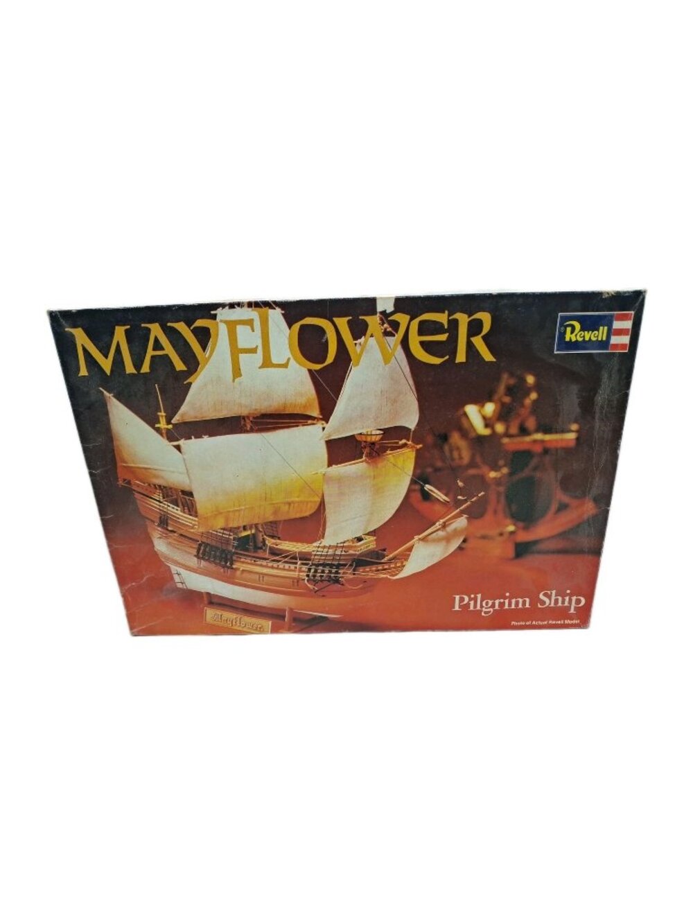 Vintage Mayflower Pilgrim Ship Revell Model Kit 1972  With  Instructions
